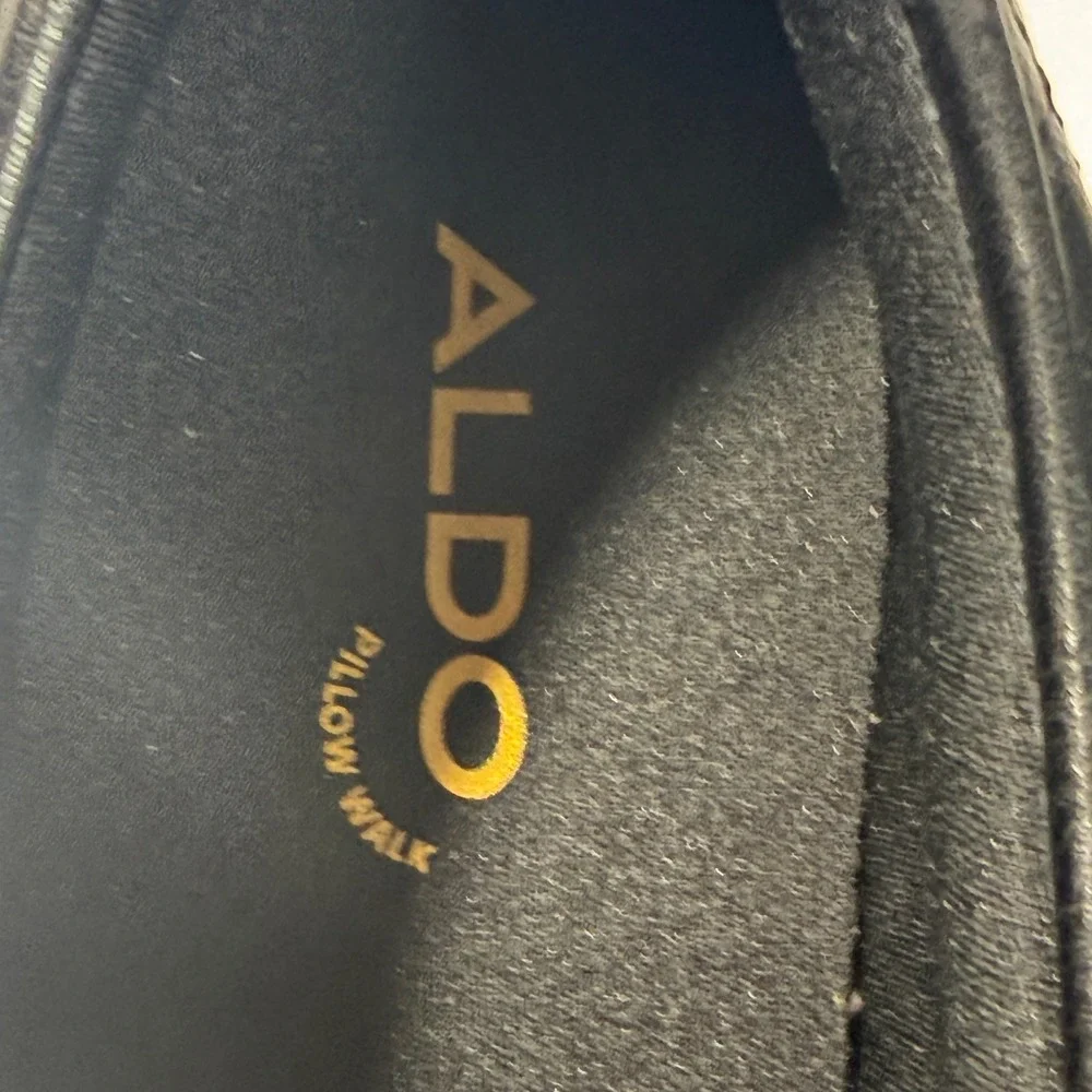 Aldo Slip On Sneakers Womens 9 Black Quilted Pillow Walk Low Top‎ Shoes